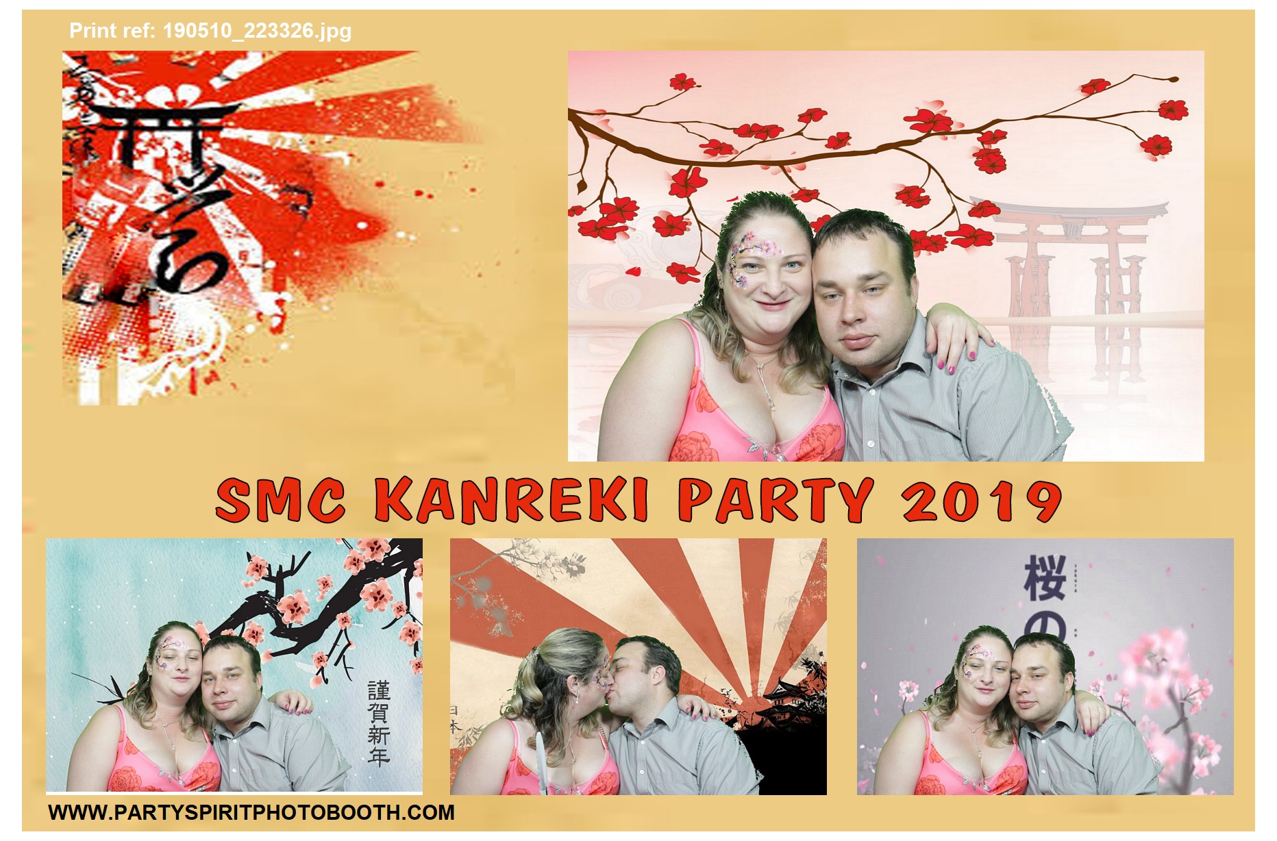 60th Japanese Theme Event | View more photos from the event at gallery.partyspiritphotobooth.com/u/PartySpiritPhotoBooth/60th-Japanese-Theme-Event